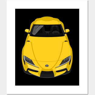 GR Supra 5th gen J29 - Yellow Posters and Art